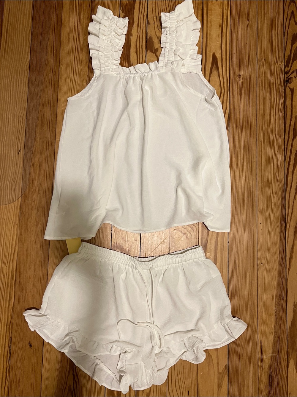 FUBU White Top with Brand Tag